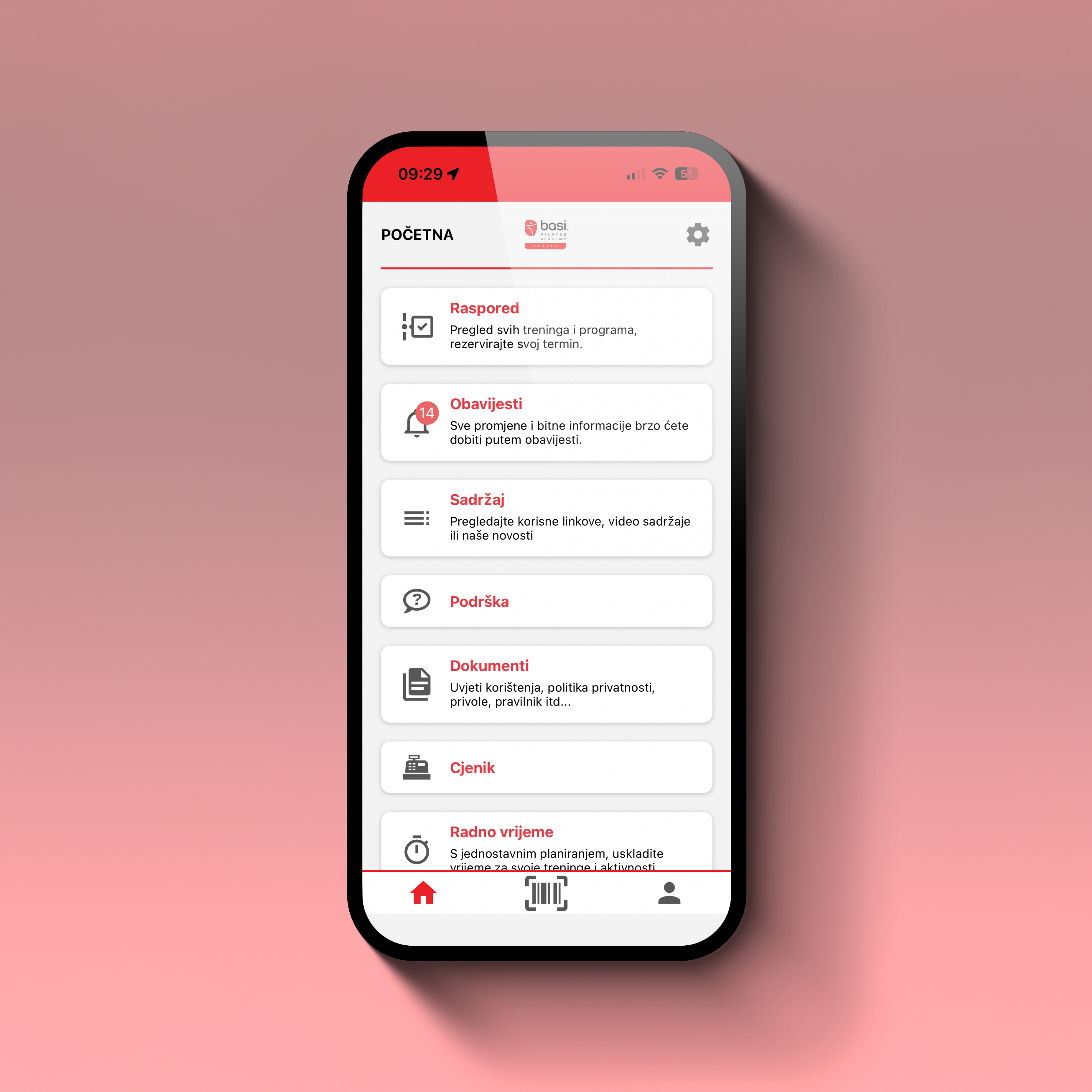 BASI Pilates Academy Zagreb – moderna mobilna aplikacija i CRM koji upravljaju cijelim studijem