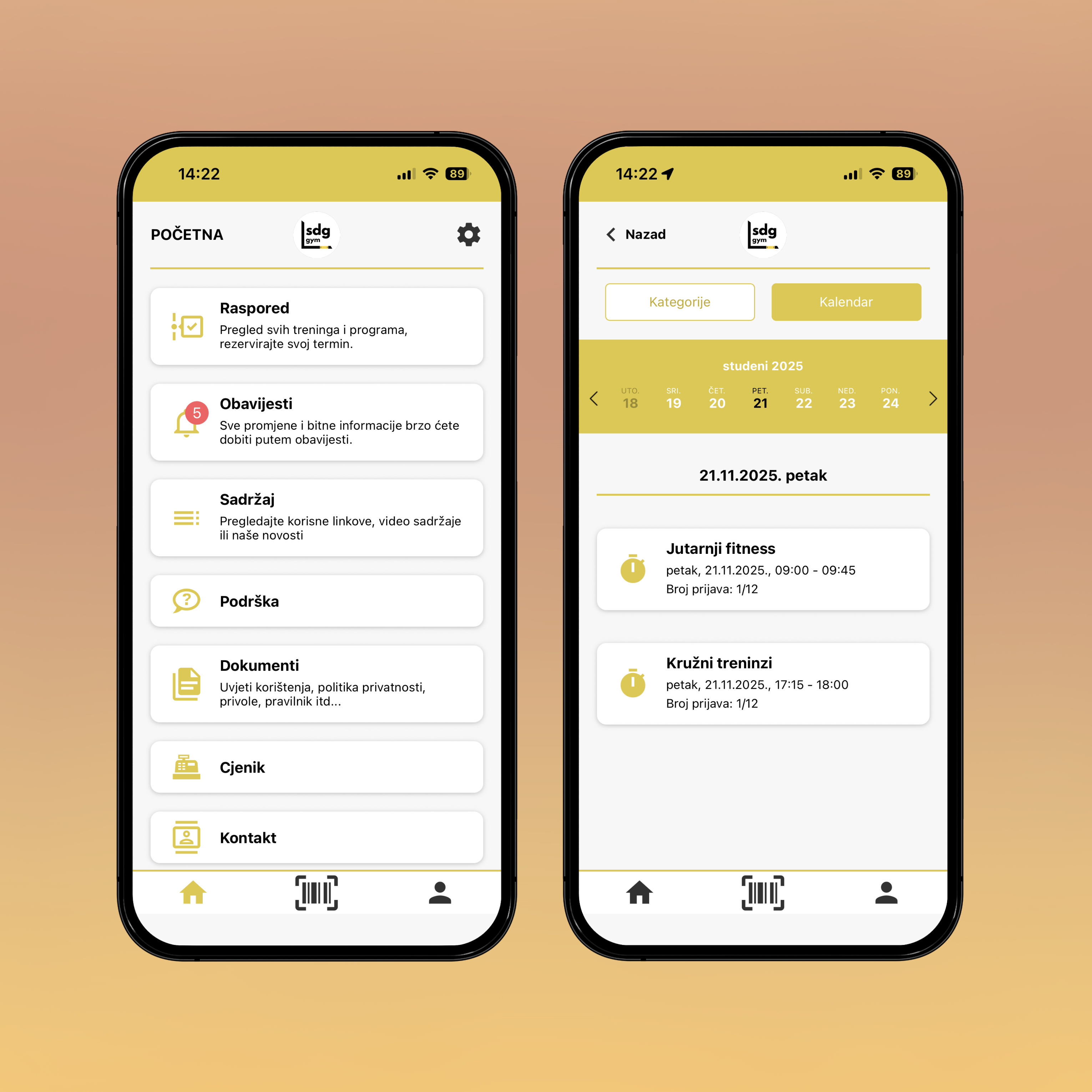 SDG GYM | Digitalna aplikacija za borilačke i fitness programe u Novom Zagrebu