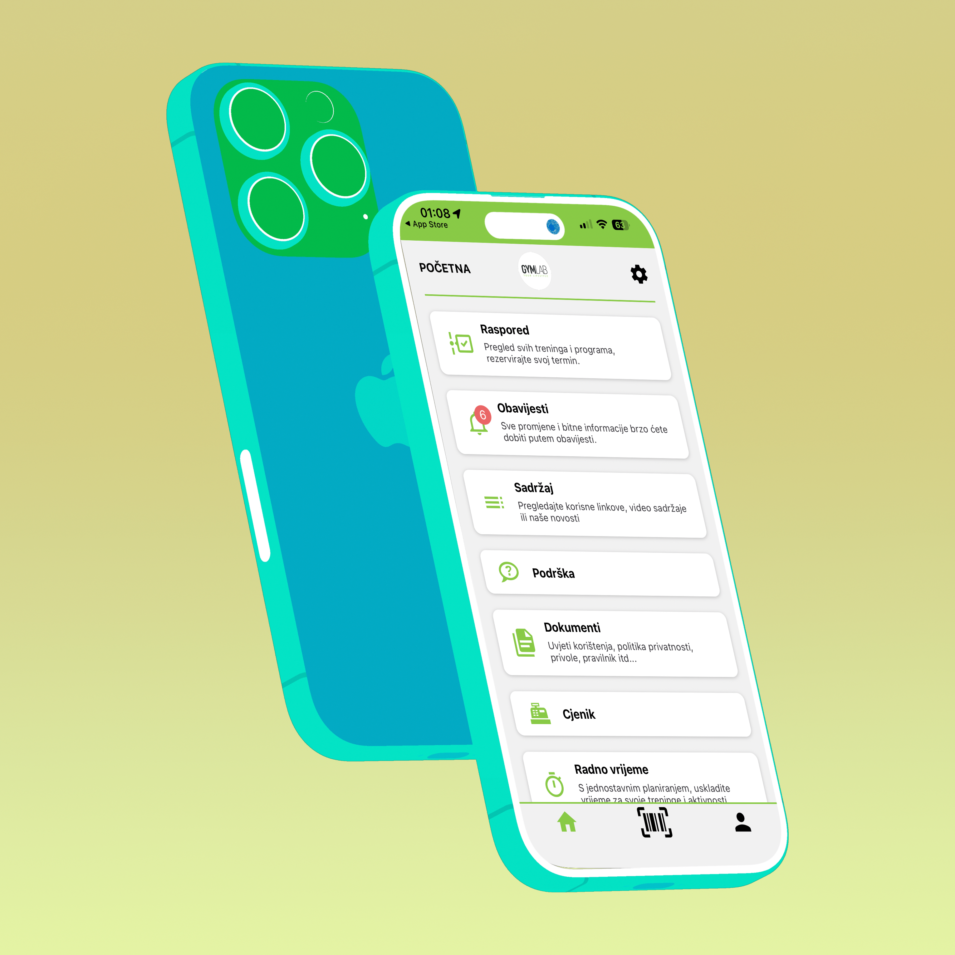 GYM LAB Zagreb – fitness aplikacija za rezervacije i mjerenje korisnika