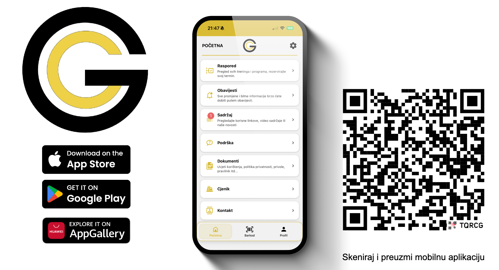 TGC Bootcamp Krapina | Mobilna aplikacija za rezervacije treninga i članarine