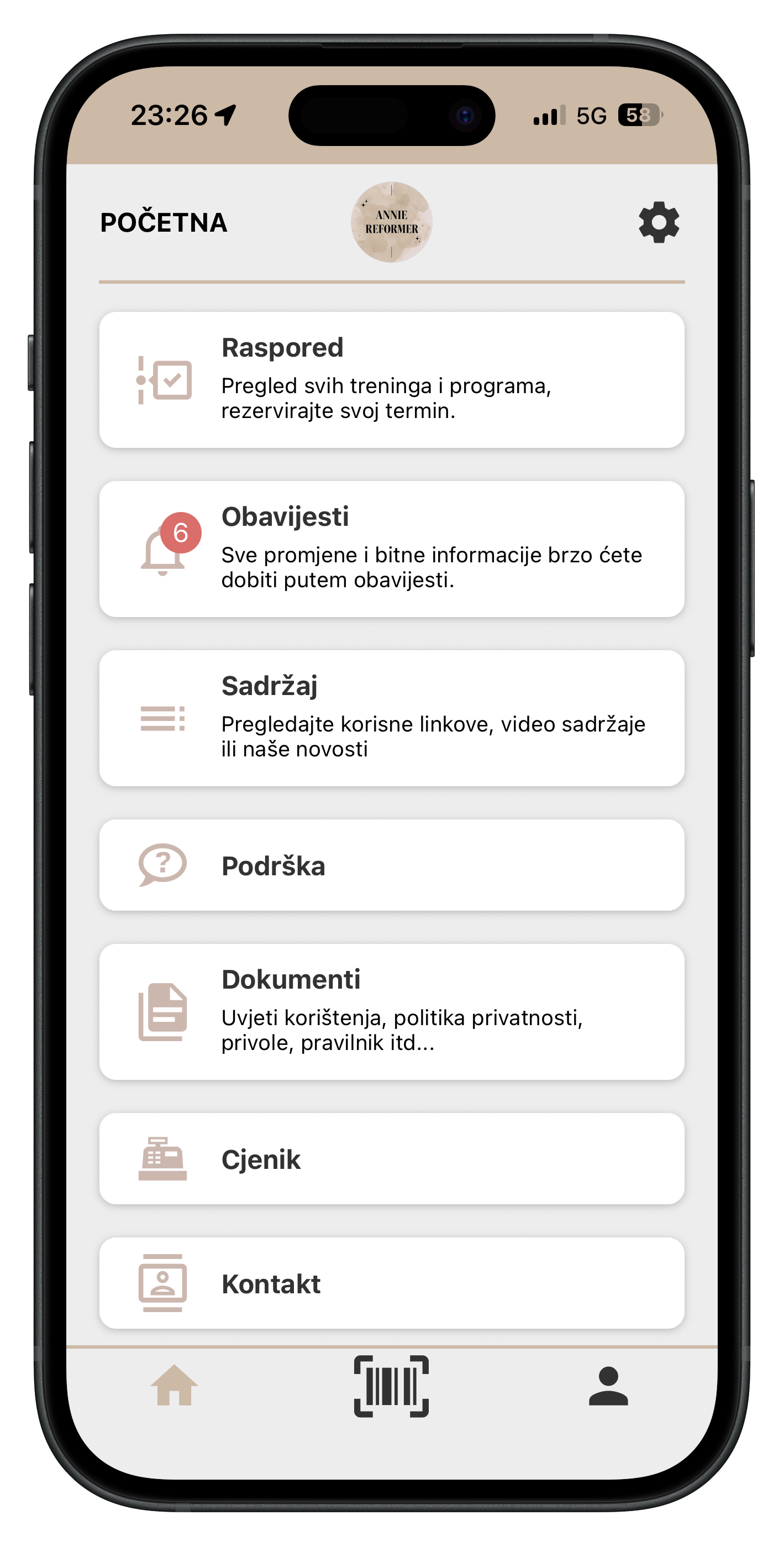 Annie - reformer aplikacija