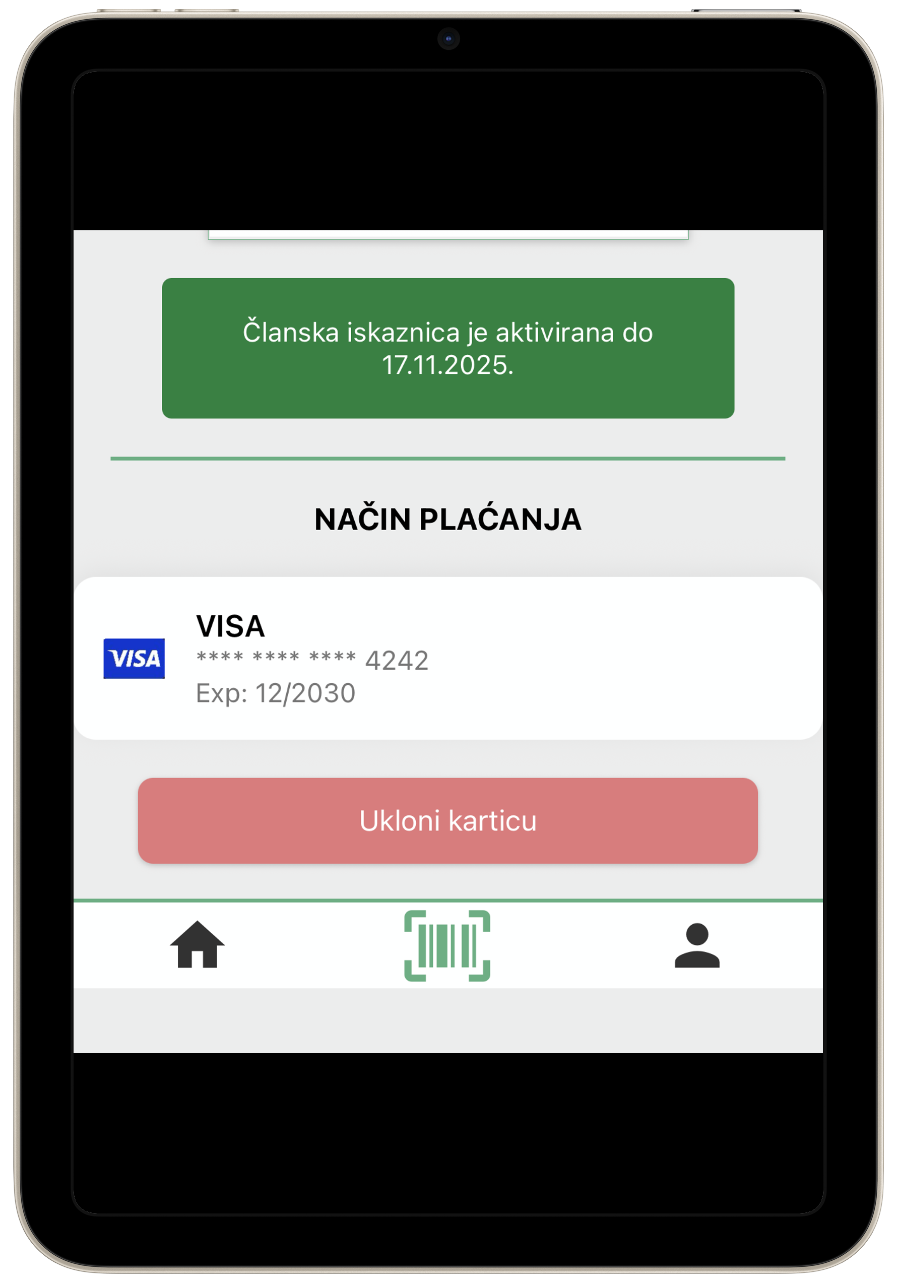 corvus pay i stripe integracija u aplikaciji