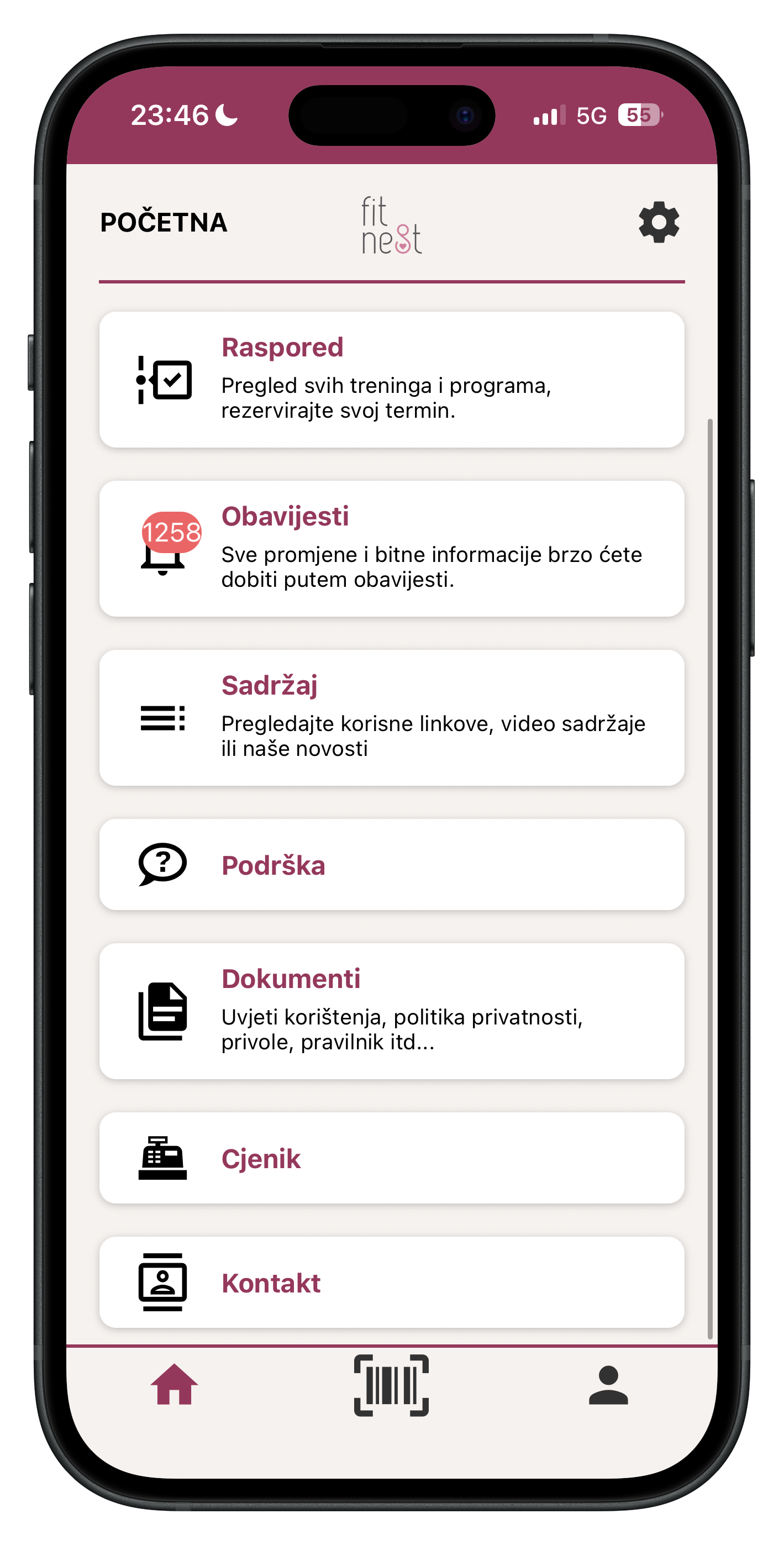FitNest - aplikacija za prenatal, mama i bebe